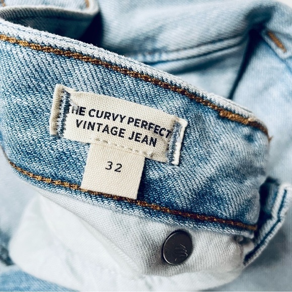Madewell The Curvy Perfect Vintage Jean in Fitzgerald Wash 32 14 - Picture 4 of 11